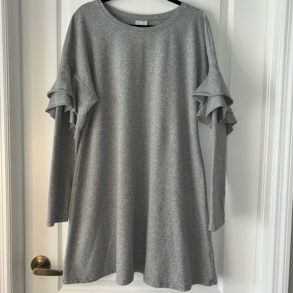 Abound Gray Sweatshirt Dress Size XL